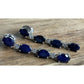 SJM Sterling Silver London Blue Topaz Dangle Drop Earrings White Accent Stones
