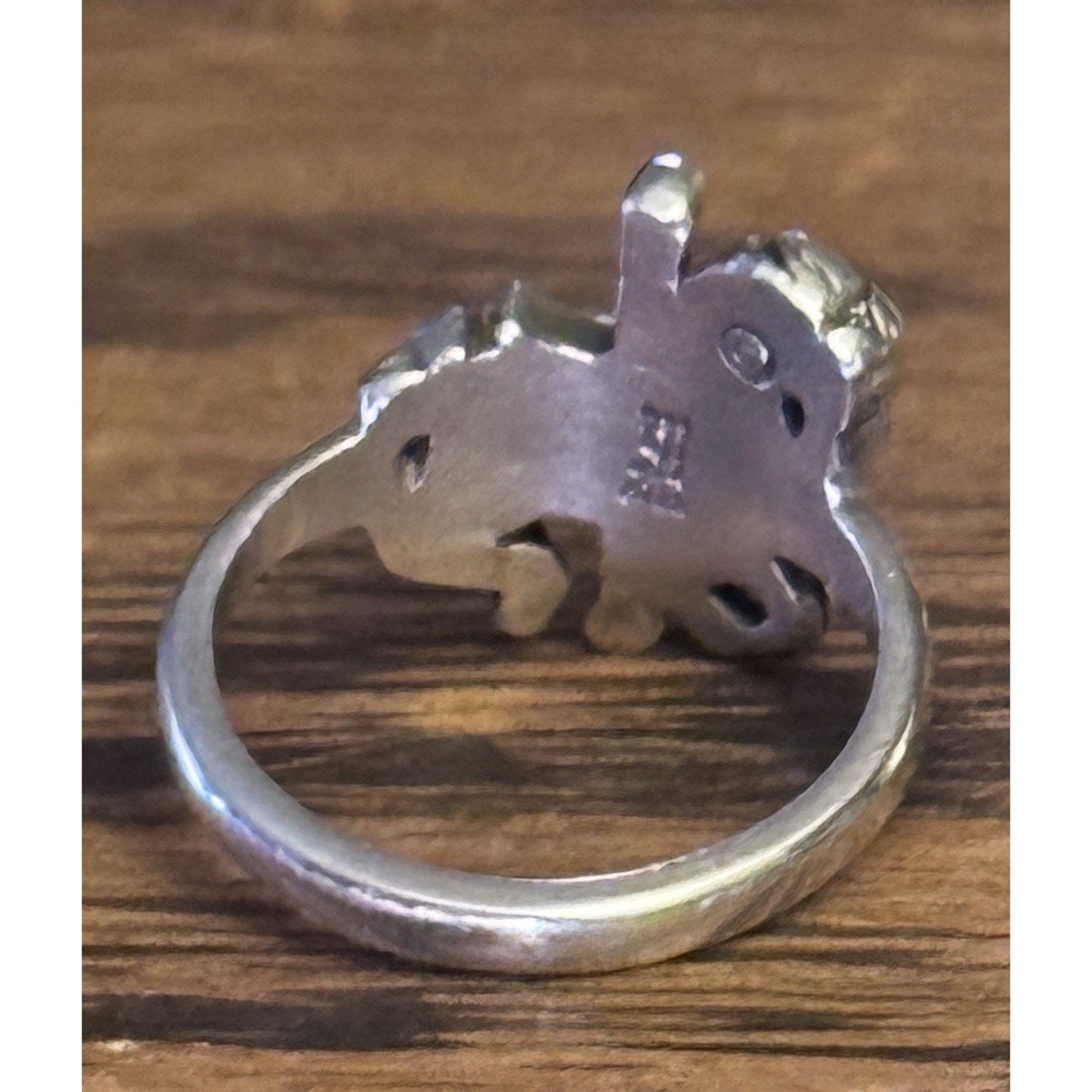 James Avery Retired Silver 925 Carousel Horse Ring Size 3.5 with JA Box & Pouch Pre-Owned