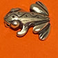 Preowned James Avery Retired RARE Silver Frog Pendant or Charm