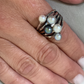 Preowned James Avery Retired Burgeon Pearl Ring Size 8 Mint Condition