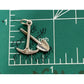 Vintage 925 Sterling Silver Crossed Pickaxe Shovel Charm