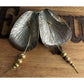 Lilly Flaver Sterling Silver Leaf Statement Earrings Artisan