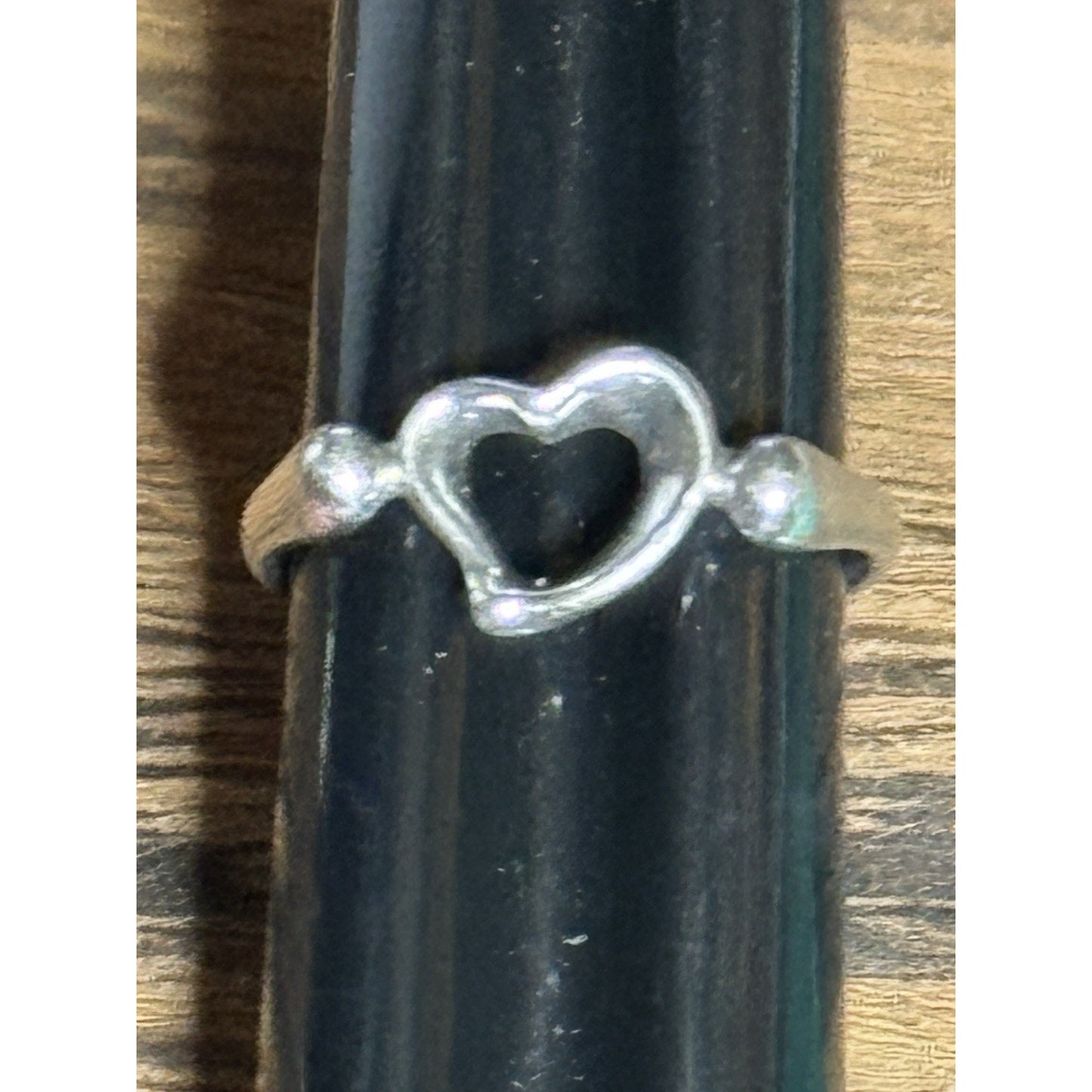 Tiffany & Co Elsa Peretti Sterling Silver 925 Open Heart Ring Size 5.5