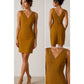 NWT Banana Republic Dress Size 2 Mustard Gold V Neck Sheath Career $99 MSRP