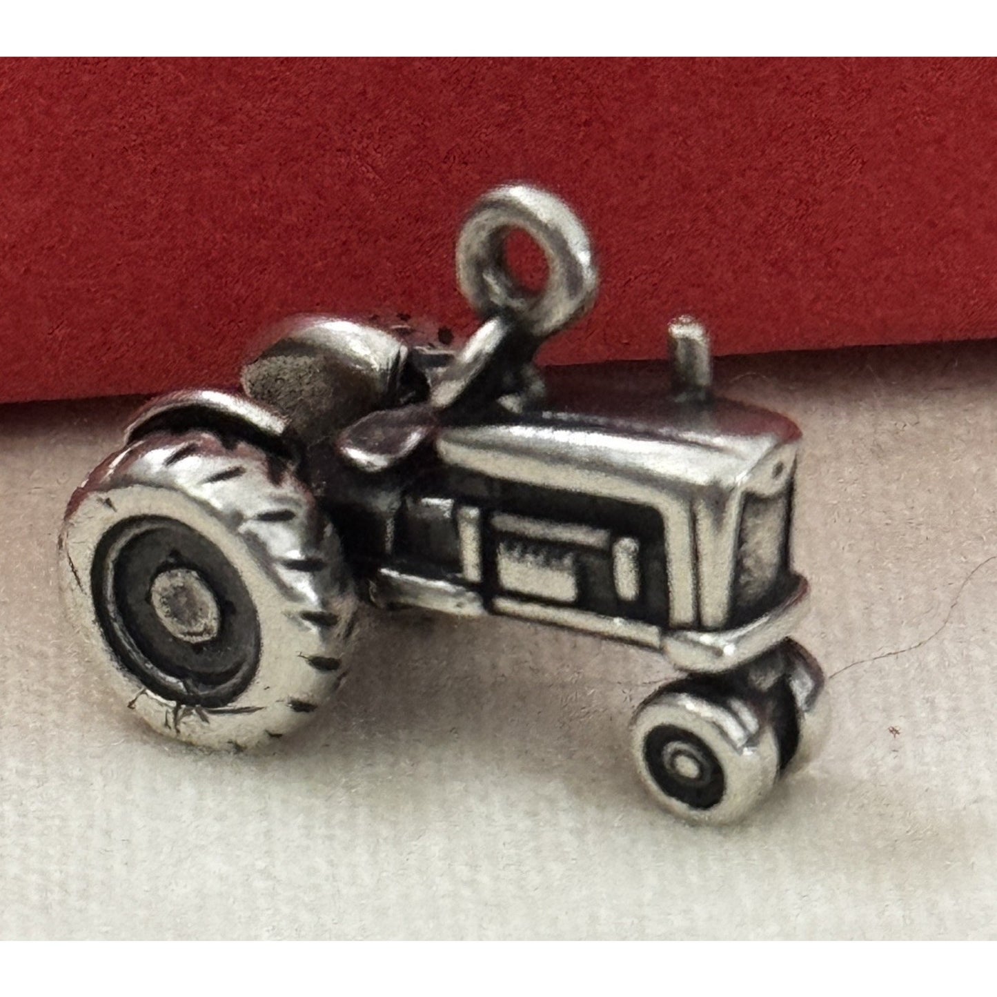 James Avery Retired Sterling Silver Tractor Charm