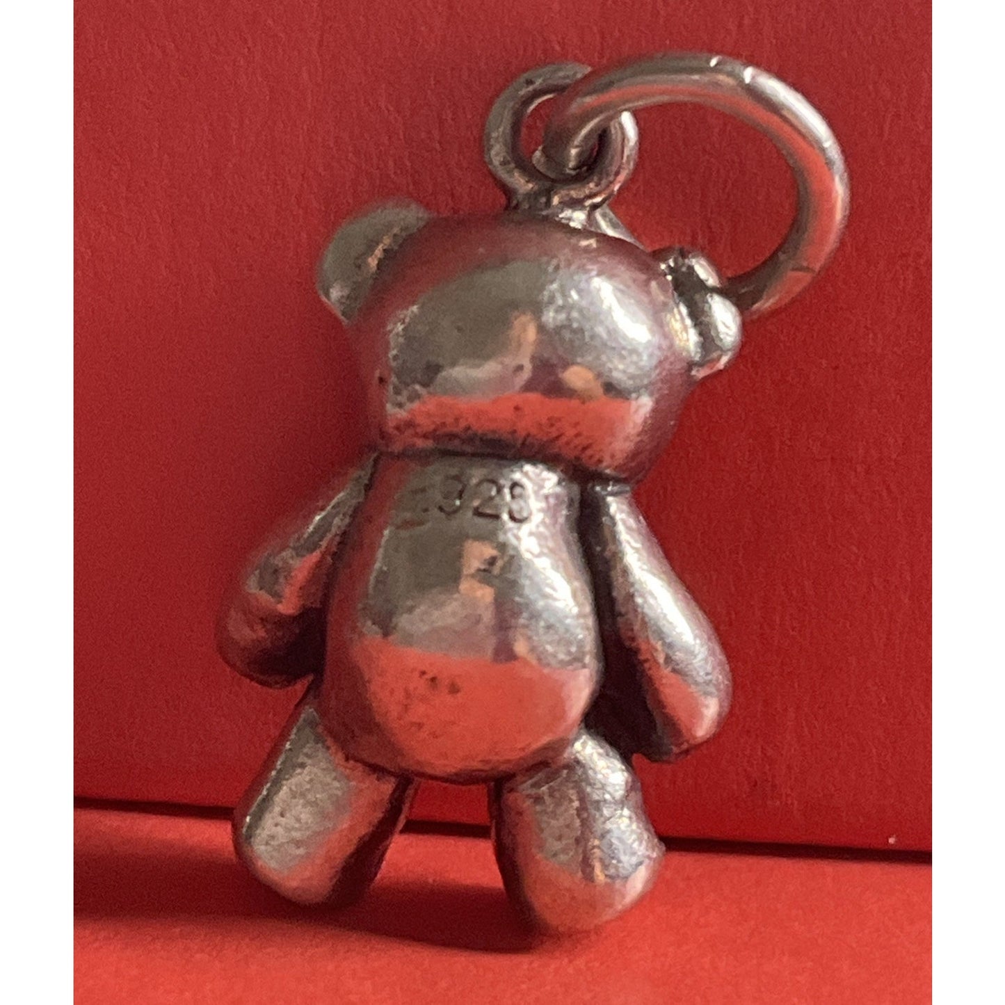 Vintage Sterling Silver Teddy Bear Charm