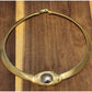 Vintage Kenneth J Lane for Avon Necklace Omega KJL Gold Tone Choker 17.5"
