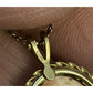 Vintage 14K Solid Gold ZZ Cameo Pendant 2g w/ 20” Italy Danecraft 925 Gold Chain