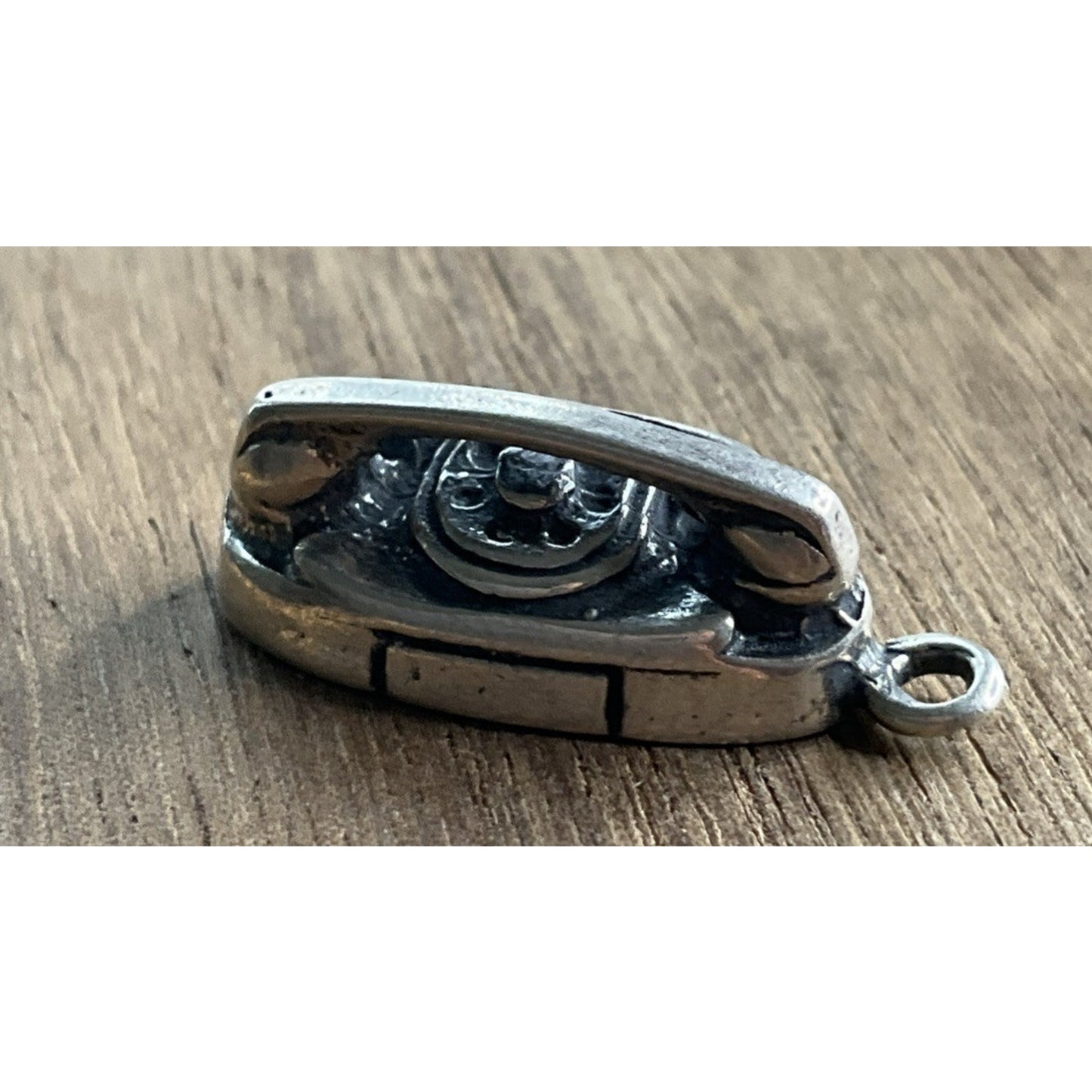Vintage Sterling Silver Rotary Telephone Charm