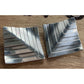 Retired James Avery Vintage Chevron Sterling Silver 90s Geometric Earrings 21g
