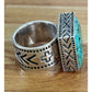 Retired Silpada Sterling Silver 925 Crushed Turquoise Statements Ring Size 7