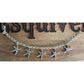 Vintage Sterling Silver Starfish Dangle Bracelet 7.5” Ocean Beach Coastal