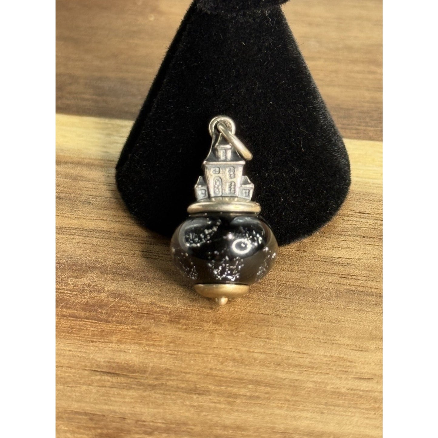 James Avery Retired Sterling Silver Haunted House Finial Charm