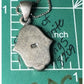 Vintage Sterling Silver Mosaic Opal Hamsa Hand Pendant Or Charm W/ 16” Necklace