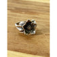 James Avery RARE Retired Silver Christmas Flower Ring Size 5.5