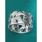Pre owned James Avery RETIRED Sterling Silver St. Francis Loves The Animals Ring Size 8.5