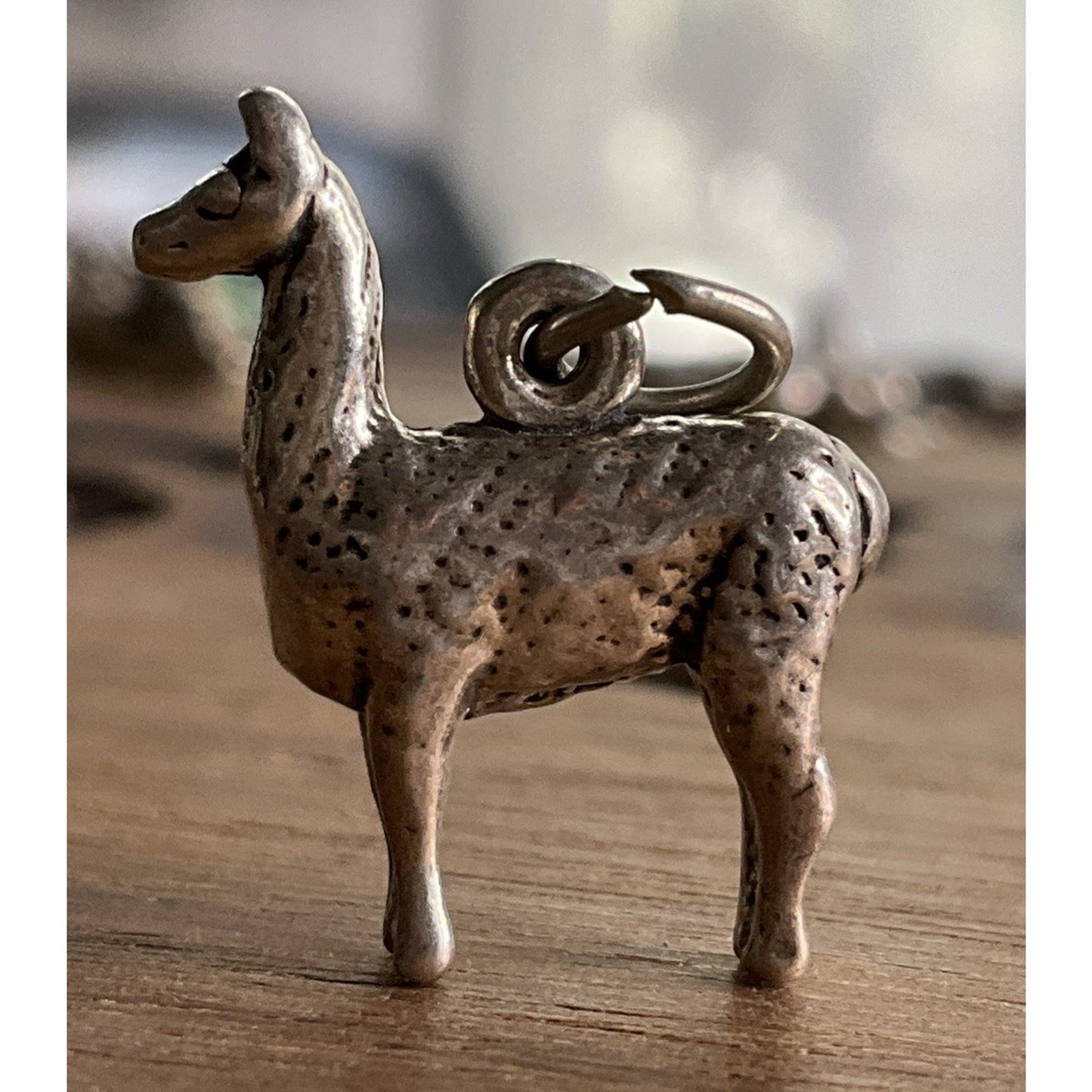 Vintage 925 Sterling Silver Llama Alpaca Charm