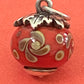 Preowned James Avery Retired Hard to Find FALL LEAF FINIAL Glass Art Bead