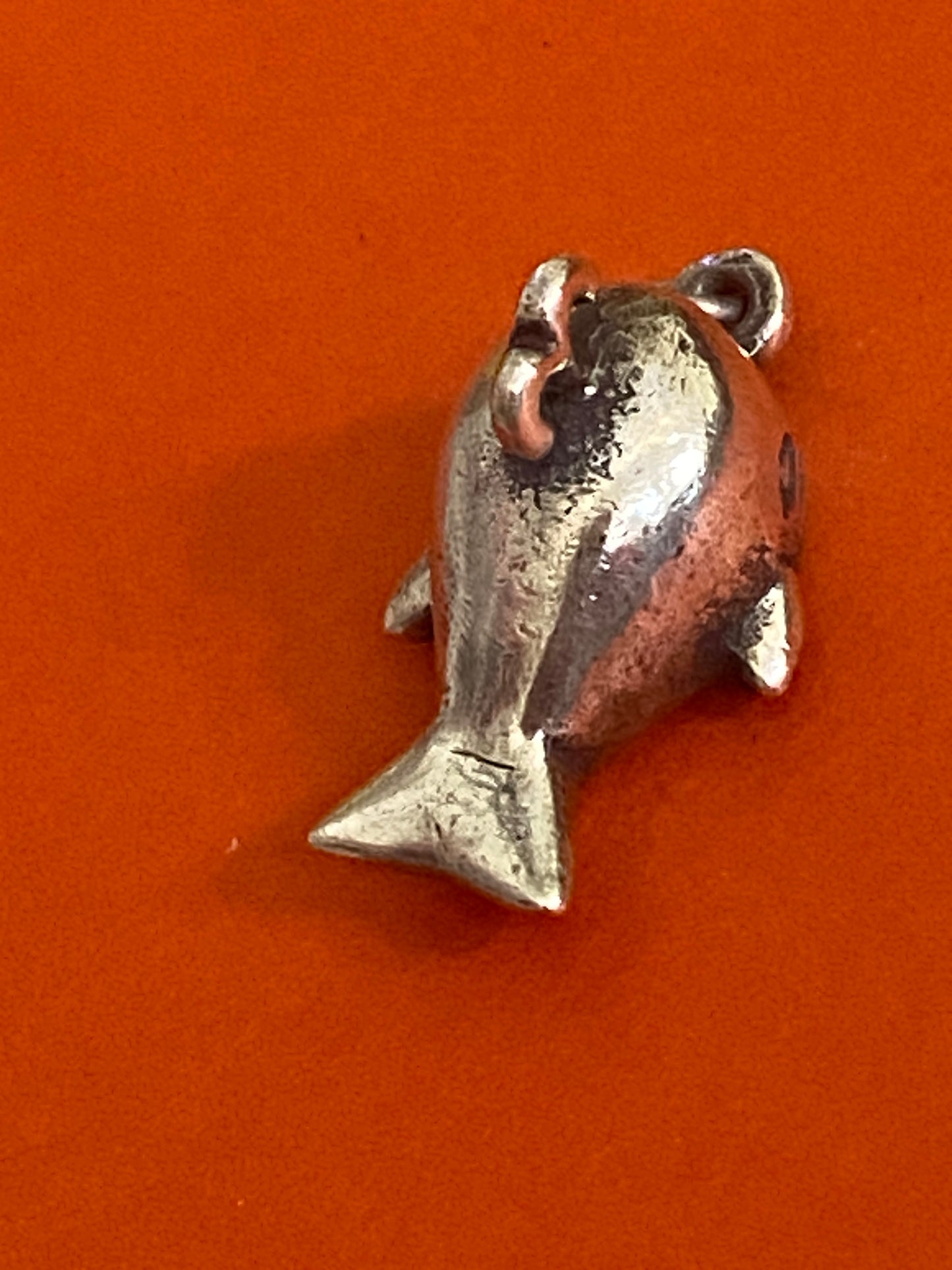 Preowned James Avery Retired Rare Silver 3D Whale Charm