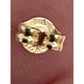 Vintage T&C 14k Gold Garnet Stud Earrings January Birthstone