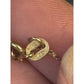 Vintage 14K Solid Gold ZZ Cameo Pendant 2g w/ 20” Italy Danecraft 925 Gold Chain