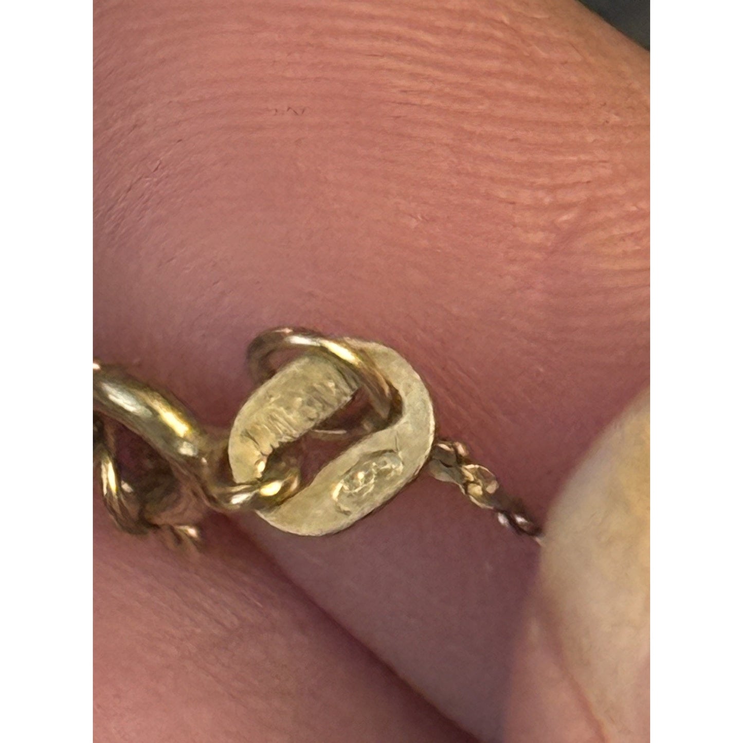 Vintage 14K Solid Gold ZZ Cameo Pendant 2g w/ 20” Italy Danecraft 925 Gold Chain
