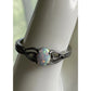 316L Stainless Steel White Opal Ring Lab Opal Solitaire Statement Ring Size 10