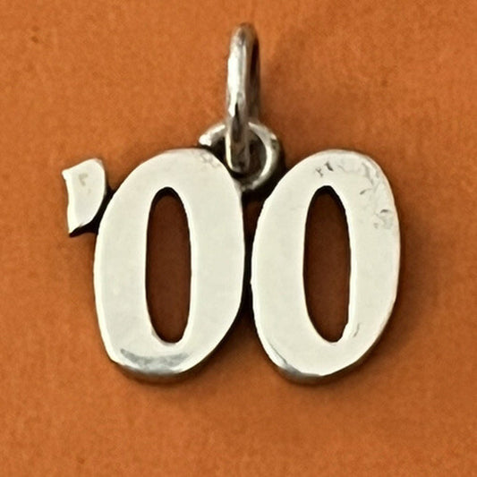 James Avery Retired Sterling Silver ‘00 Year Charm Pre-Owned