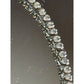 Vintage Sterling Silver CZ Tennis Bracelet 925 Signed 925 CZ 8” Bracelet