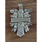 Pre owned James Avery Retired Silver AMAZING GRACE Cross Pendant