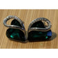 Leafael Infinity love Heart Birthstone Stud Earrings for Women, Gifts for Mom, W