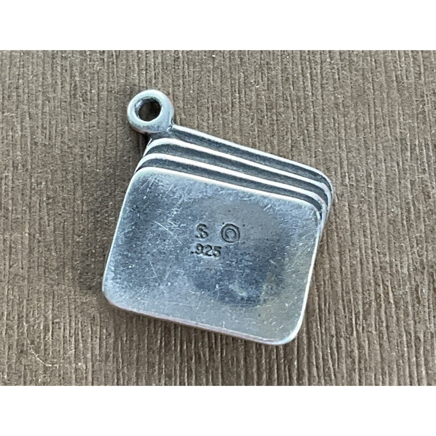 Vintage Sterling Silver Tarot Cards Charm