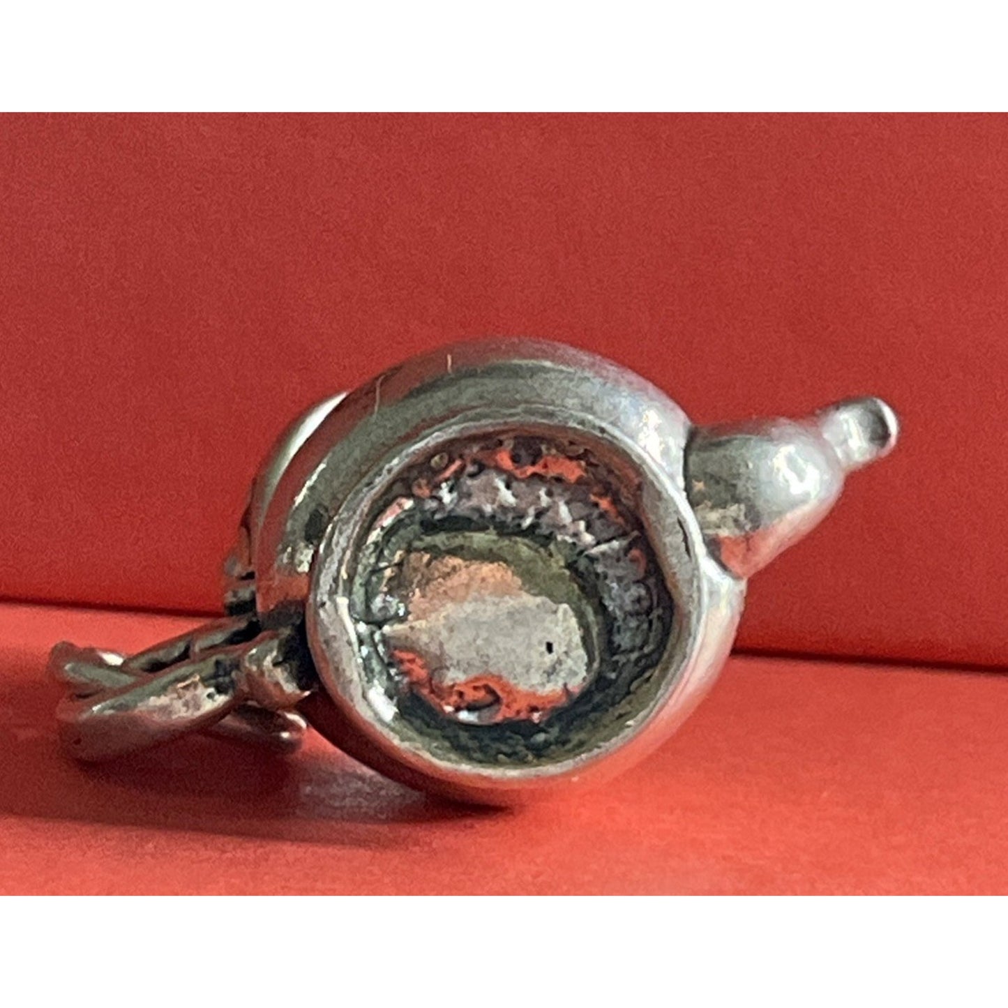 925 Sterling Silver Teapot Charm Pendant Vintage Tea Pot