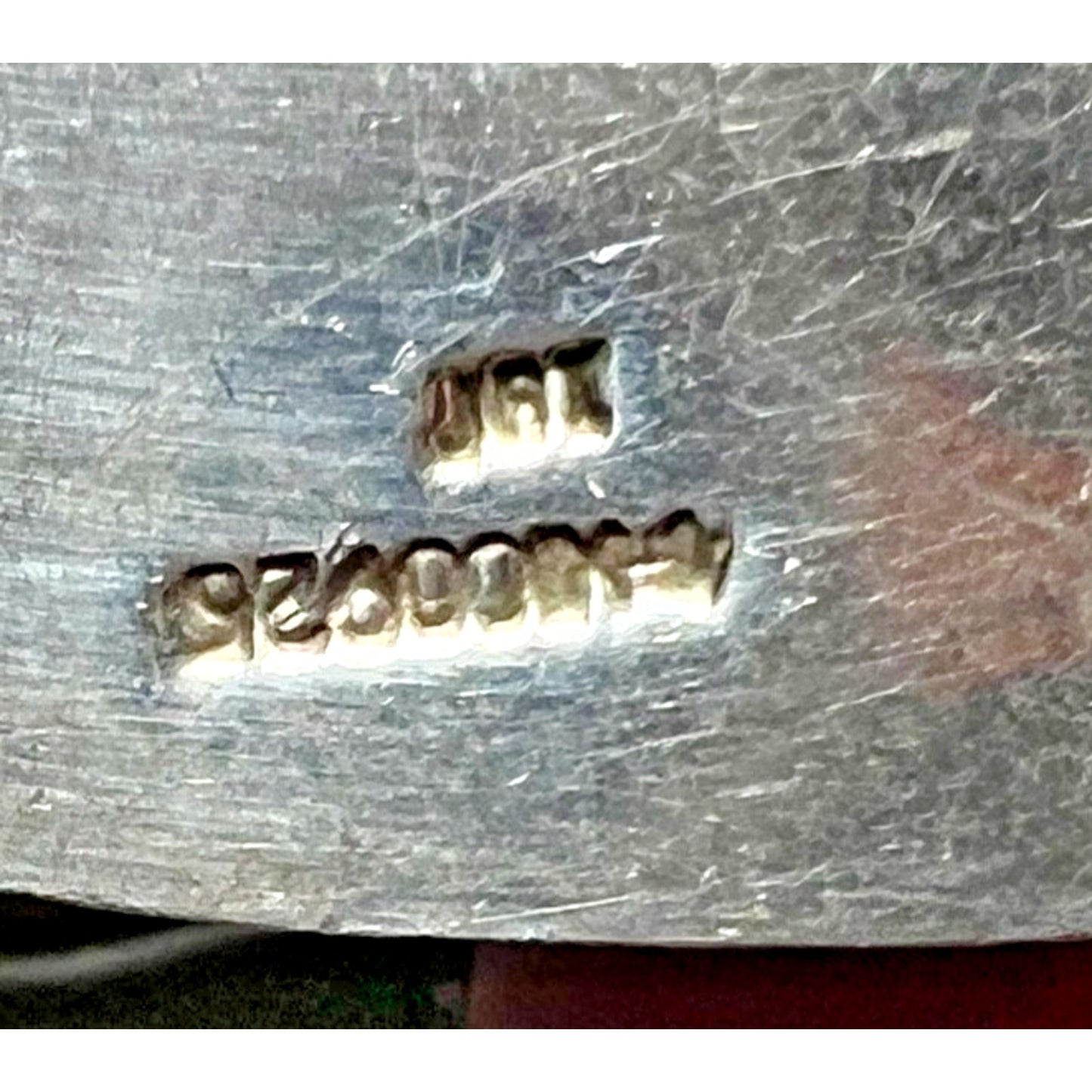 Large Sterling Silver Red Jasper Pendant – Oval Cabochon, Vintage Mexico .925