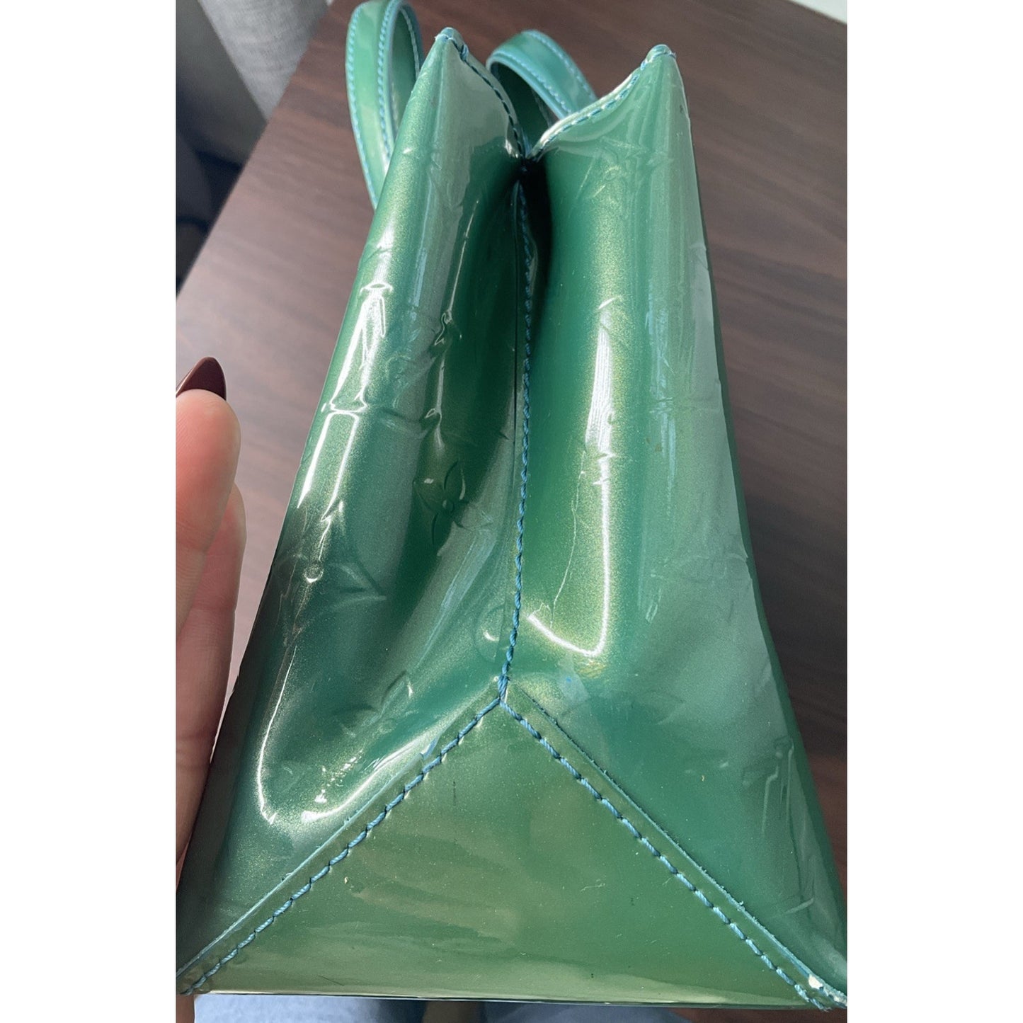 *Louis Vuitton* RARE! AUTHENTICATED Lagoon ( Green) Wilshire PM