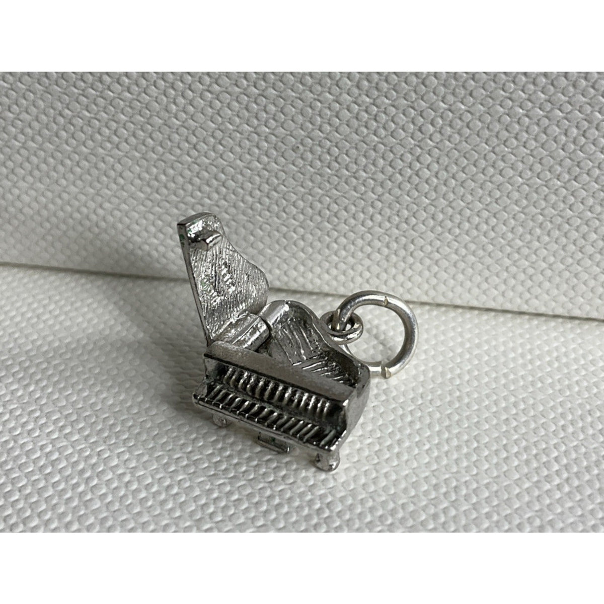Vintage Sterling Silver Grand Piano Charm Pendant Musician Music Theme