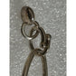 Michael Dawkins 925 Sterling Silver & 14K Gold Accent Oval Link Dangle Earrings
