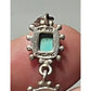 Vintage Southwestern Sterling Silver Turquoise Bracelet 925 Thailand 7¾″ 14g