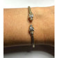 Vintage Milor Italy 925 Gold Vermeil Double Panther Head Braided Cuff Bracelet