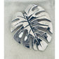 Pre owned James Avery Retired ~RARE ~ Sterling Silver Montesera Leaf Pendant
