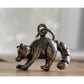 925 Sterling Silver Raccoon Charm