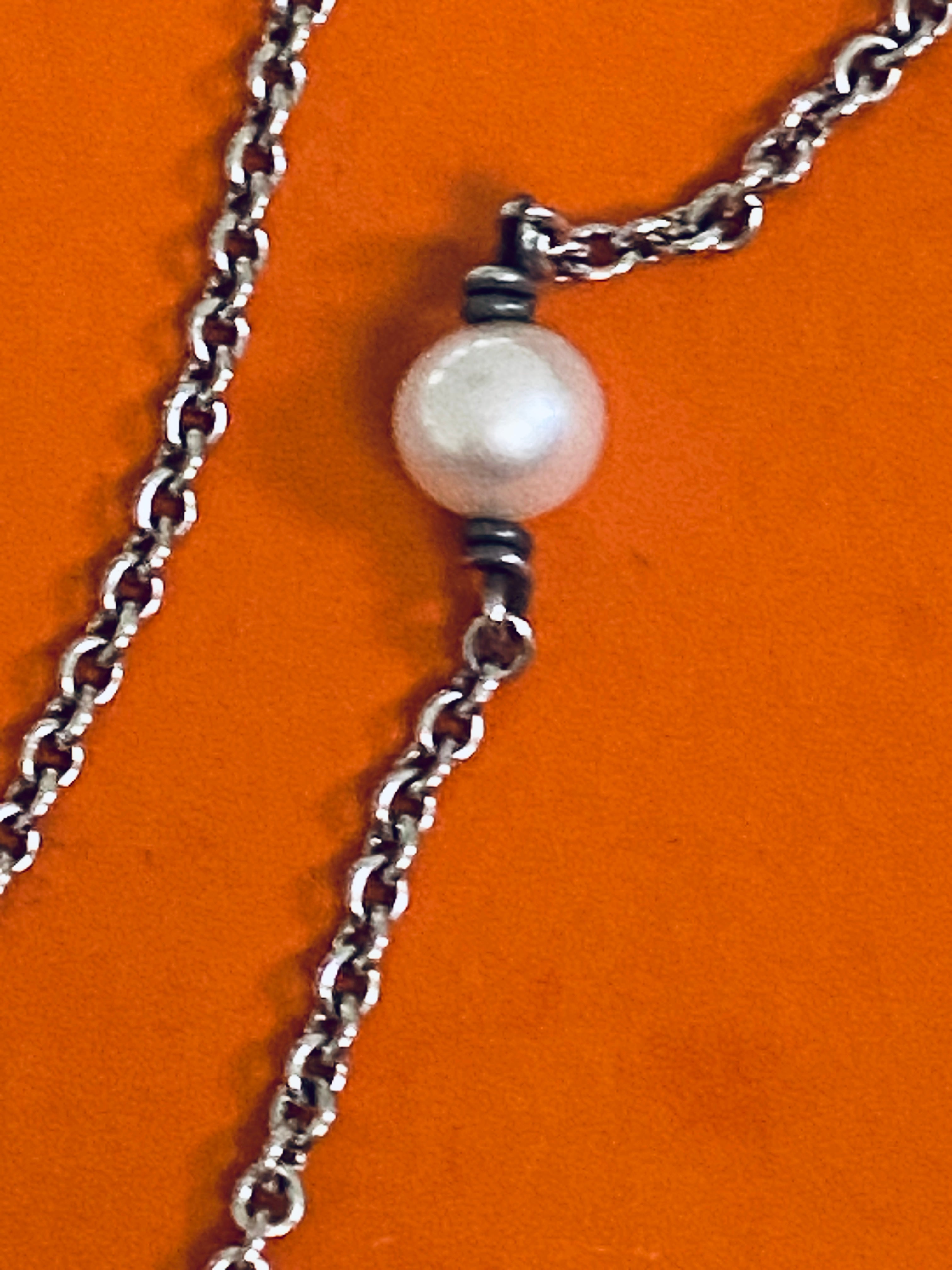 James Avery cross outlet with pearl pendant