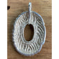 Sterling Silver Southwestern Openwork Pendant 925 Oval Artisan Statement