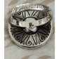Pre owned James Avery Retired HTF Sterling Silver YOU ARE MY SUNSHINE Sun Ring Size 8.5