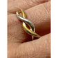 EVRY Jewels Two Tone Infinity Crossover Ring Gold Silver Tone Size 10
