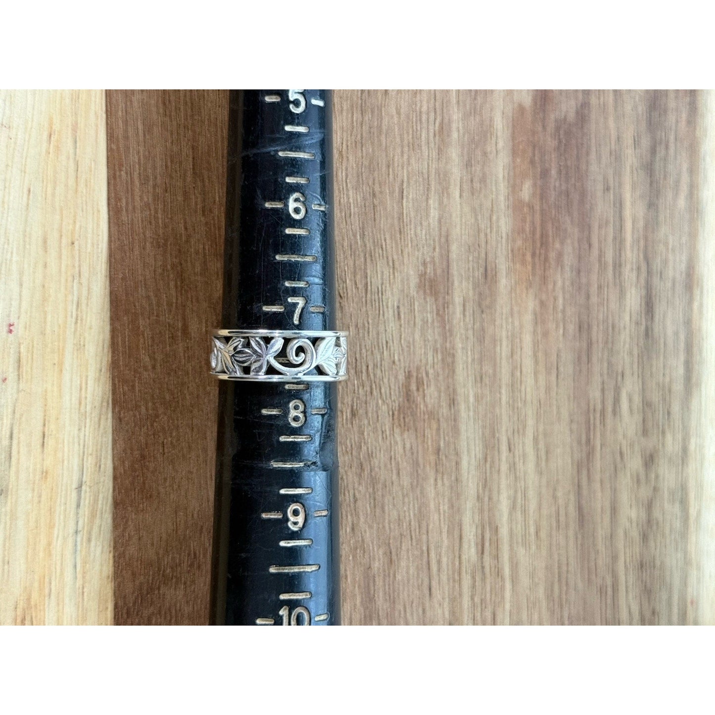 James Avery Retired Sterling Silver Abounding Vine Ring Size 7.5