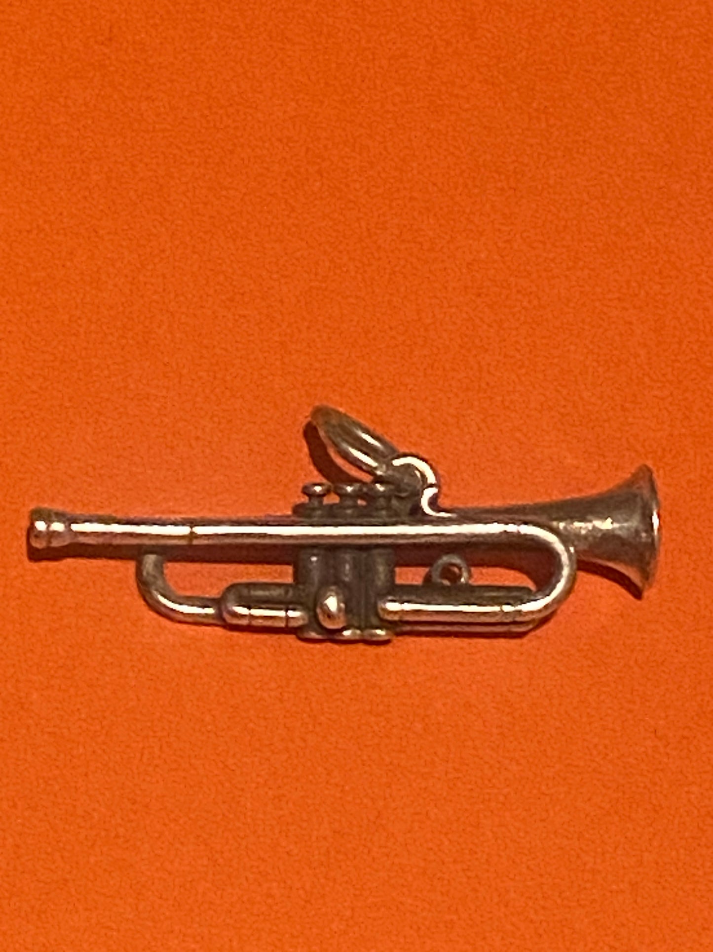 Preowned James Avery Retired Silver Trumpet Charm