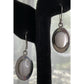 Vintage Sterling Silver Mother of Pearl MOP Dangle Drop Earrings 925