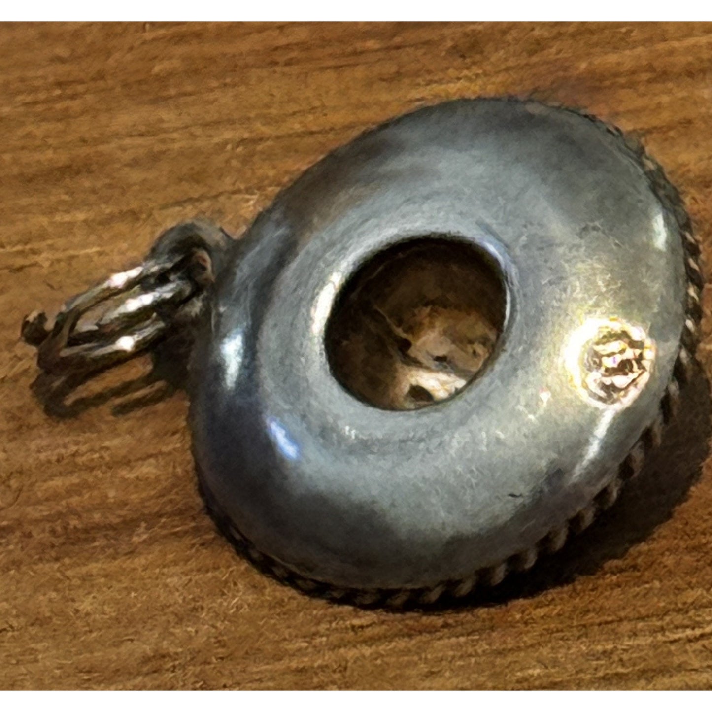 Vintage Mexico 925 Sterling Silver Sombrero Hat Charm Eagle Mark Pendant