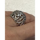 Carolyn Pollack Relios Sterling Silver Scroll Open Work Ring Size 6.5 Pre-Owned